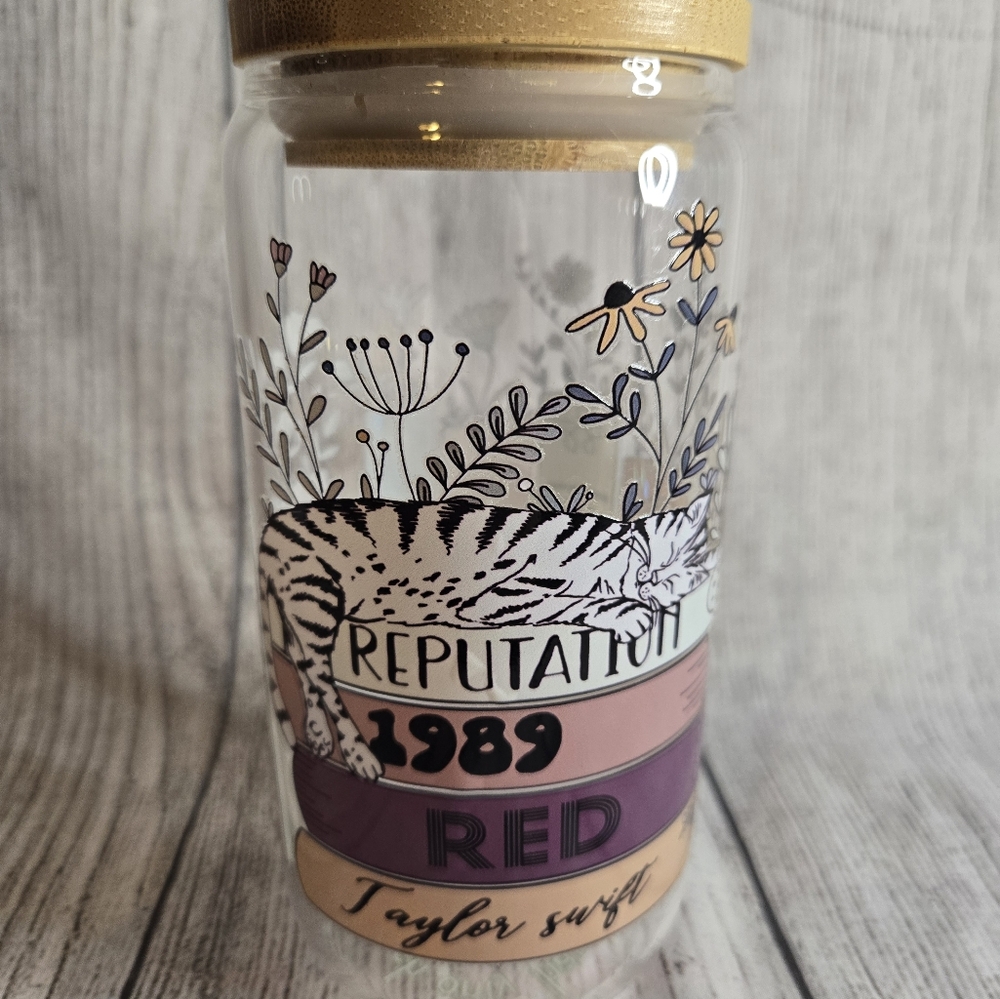 Taylor Swift Themed Libby Glass 16oz